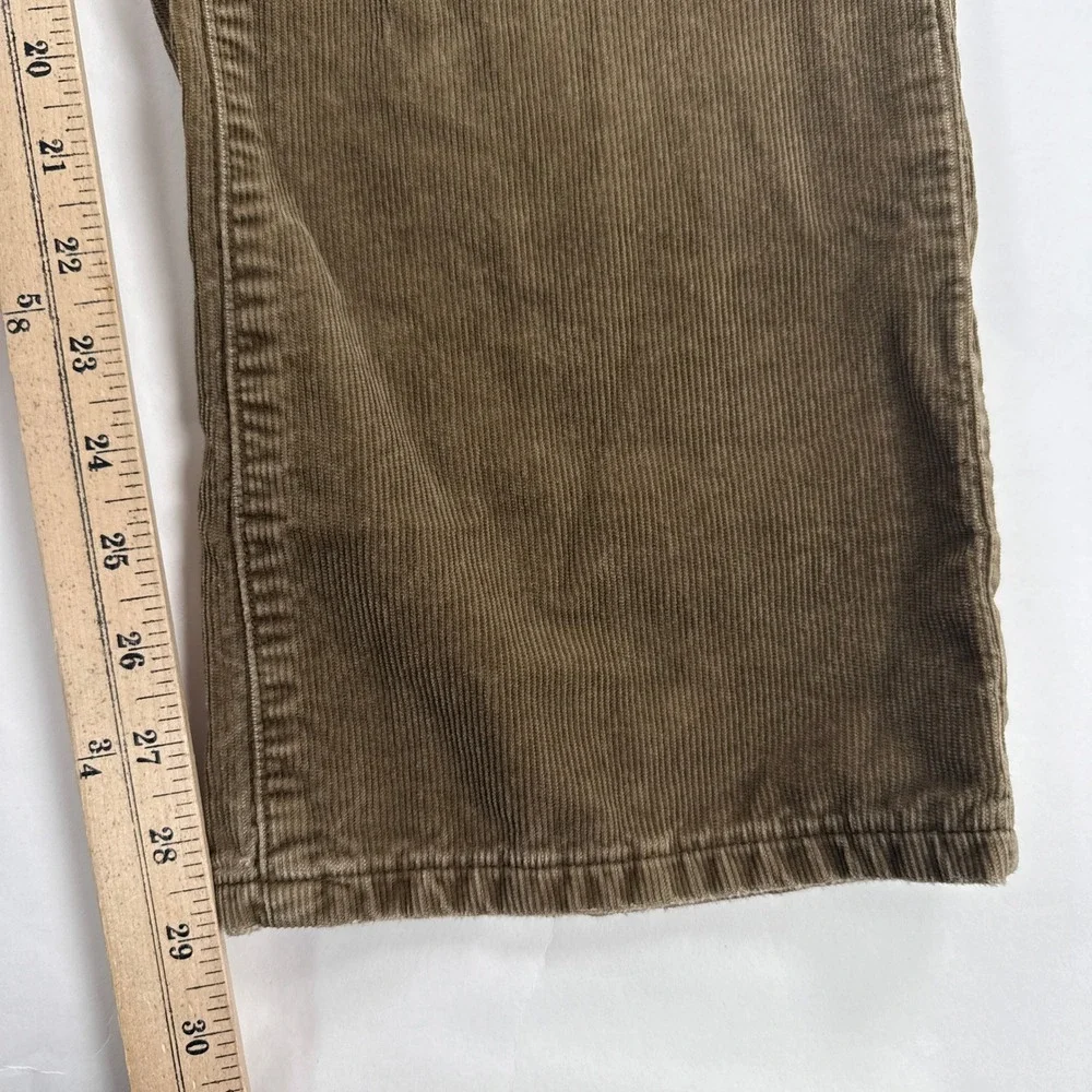 Polo Ralph Lauren Mens Pants 32x30 Brown Corduroy Straight Leg Rugged Workwear
